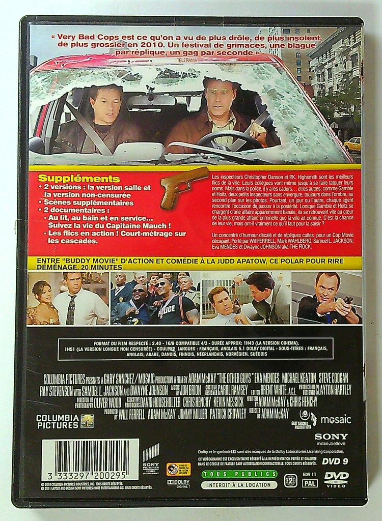 Dvd Very Bad Cops Version Non Censurée