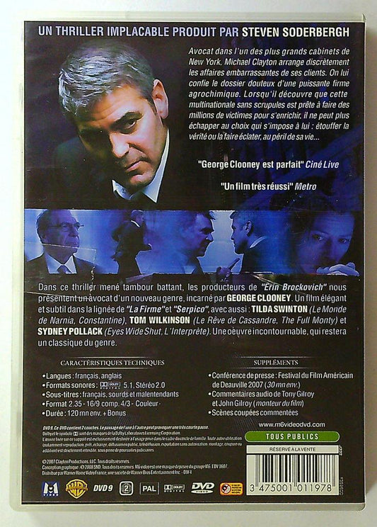 Dvd Michael Clayton - Thriller avec George Clooney
