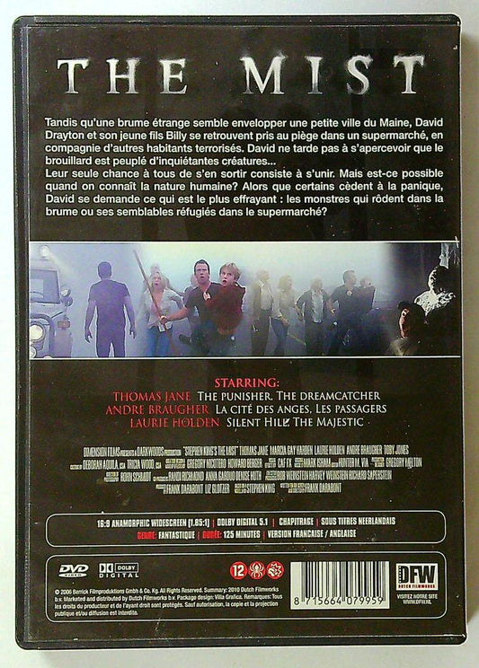 Dvd The Mist - Film fantastique de Stephen King