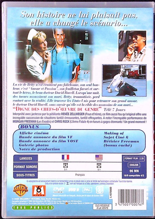 Dvd Nurse Betty – M6 Vidéo – Divertissement – Comédie dramatique