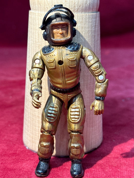 Figurine Gold Pilot American Defense par Remco 1986