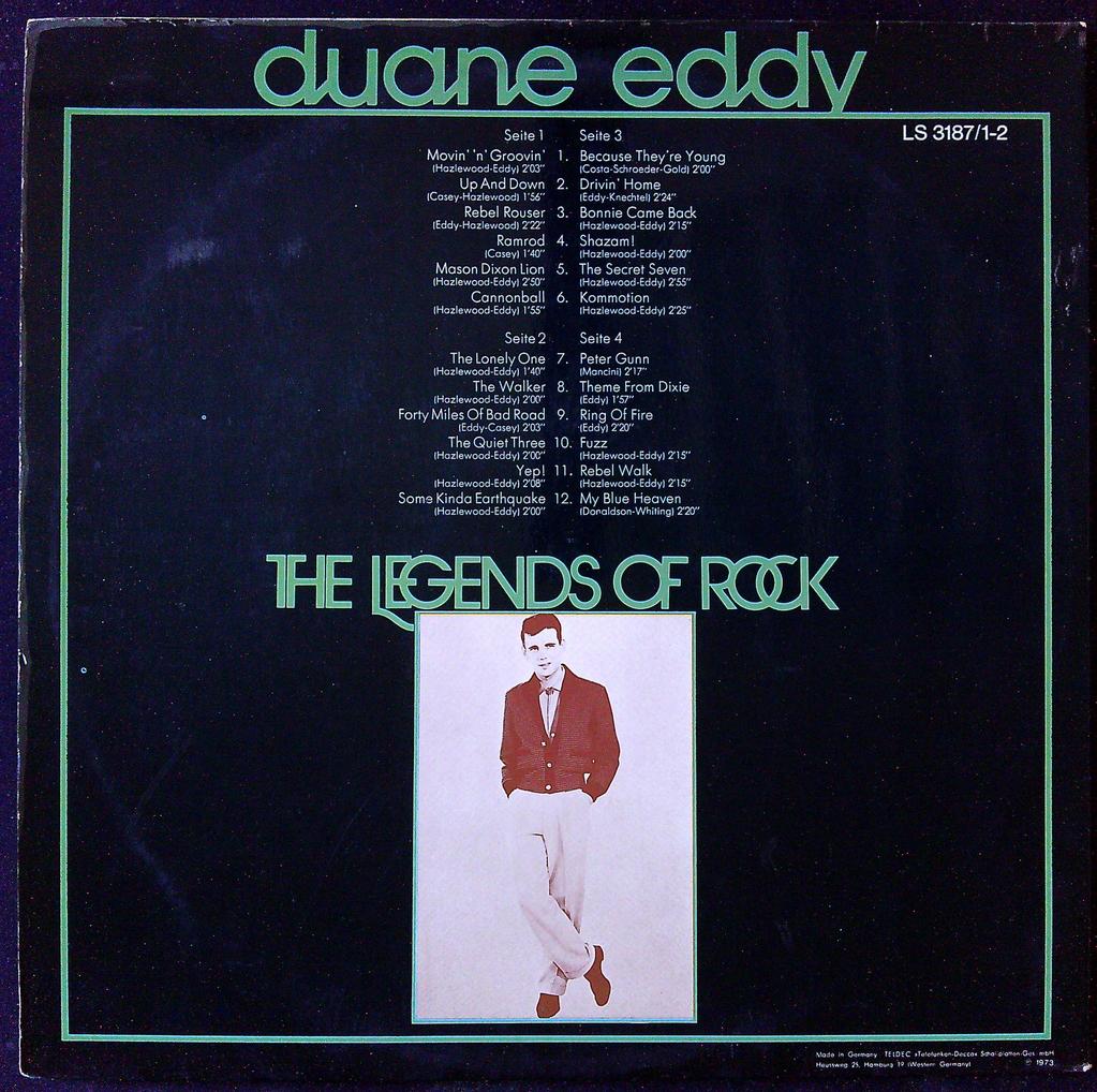 Vinyle Duane Eddy The Legends of Rock London Records