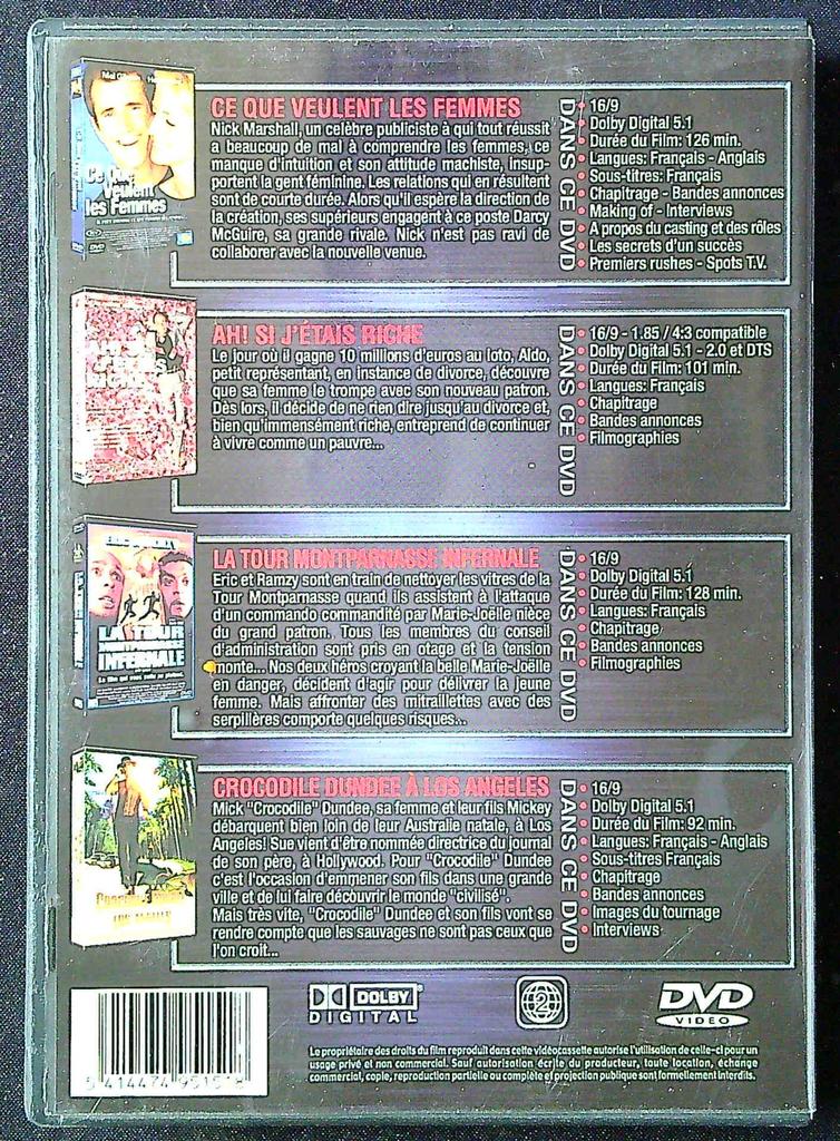 Coffret Dvd – Best of Movie Power Vol 7 – Dvd – 4 films comédies