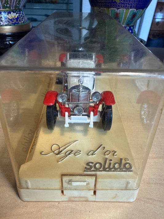 Voiture miniature – Solido Mercedes Sskl – Blanc et rouge