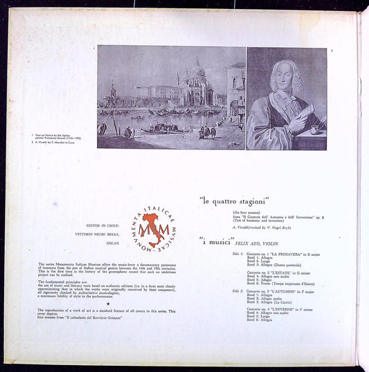 Vinyle – Vivaldi – Musique Classique – Les Quatre Saisons