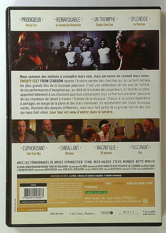 Dvd Twenty Feet from Stardom Documentaire Oscar Musique