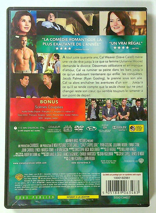 Dvd Crazy, Stupid, Love - Comédie Romantique
