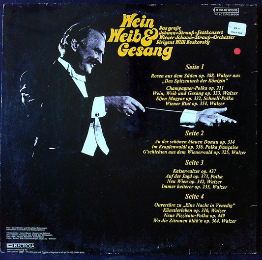 Vinyle Johann Strauss Wein Weib & Gesang Boskovsky 2lp