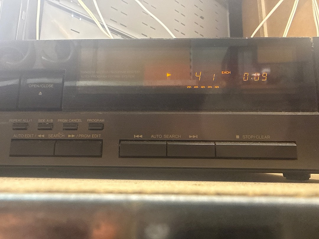 Lecteur Cd – Jvc Xl-v131bk – Électronique – Platine Cd vintage noire
