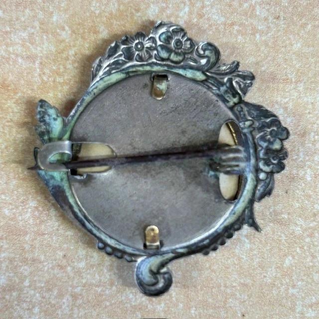 Broche porte-photo – Vintage