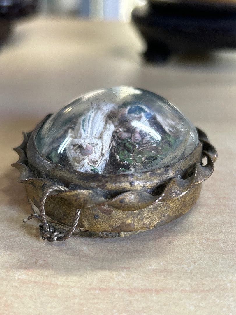 Médaillon – – Objet Religieux – Apparition De Lourdes