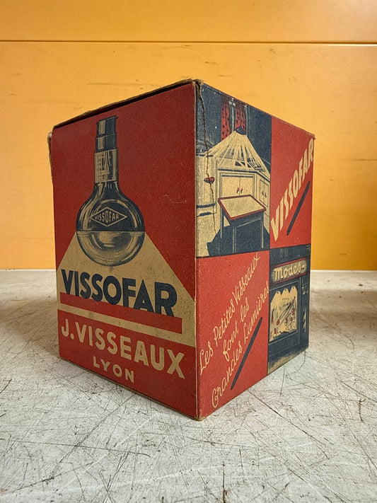 Ampoule – J. Visseaux Vissofar – Luminaire – Vintage avec boîte d'origine