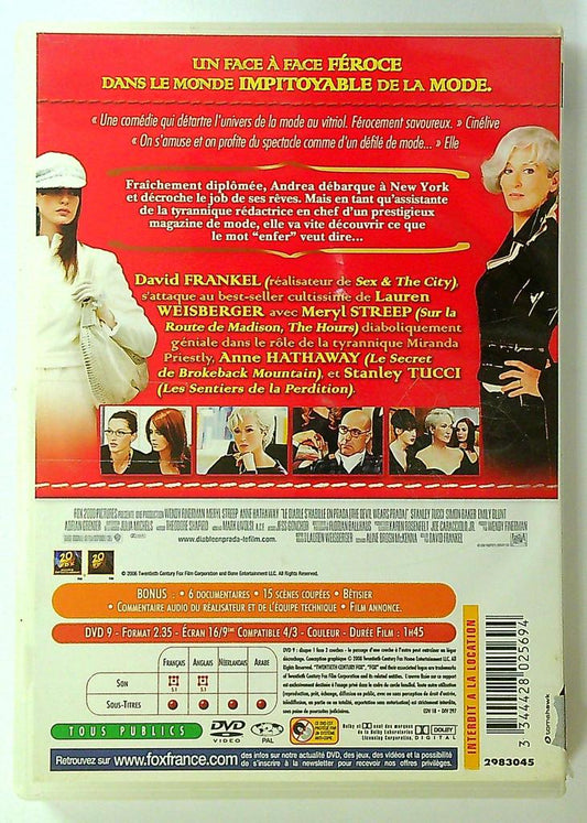 le Diable s'habille en Prada Dvd Film Comédie