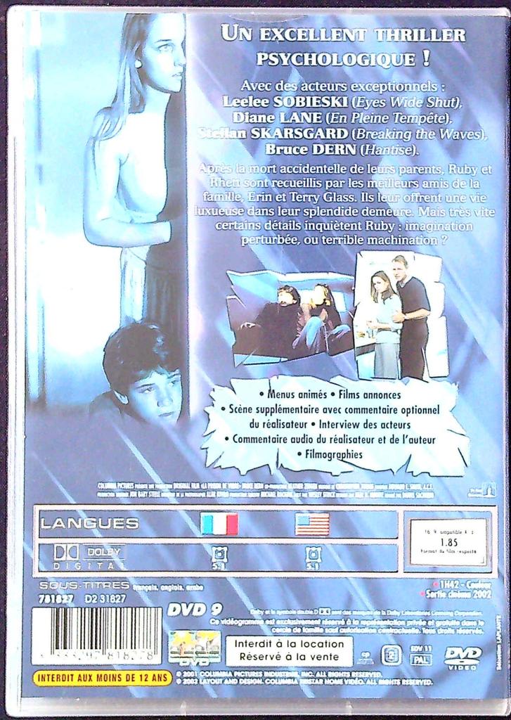 Dvd La Prison de Verre – Divertissement – Thriller psychologique