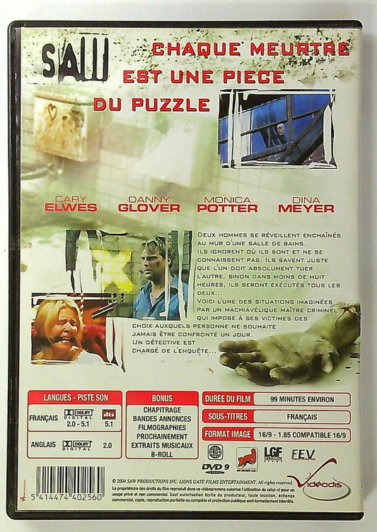Dvd Saw @film horreur thriller Danny Glover
