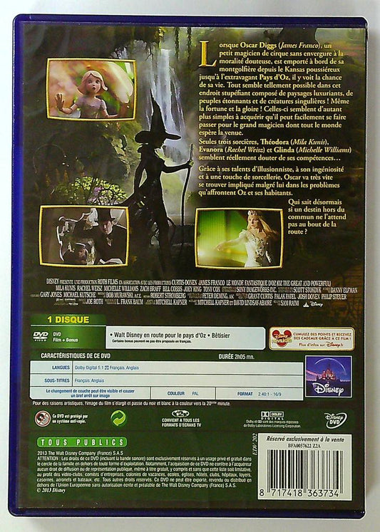 Dvd Disney Le Monde Fantastique d'oz