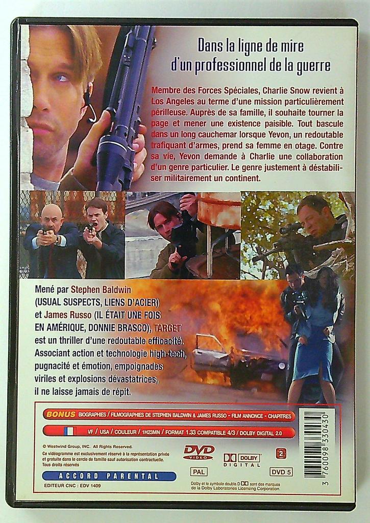 Dvd Target avec Stephen Baldwin