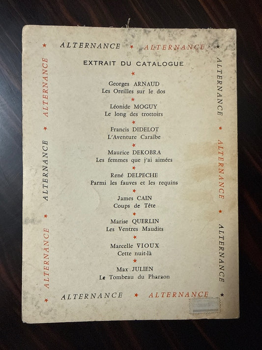 Livre – Le Limon de la Terre – Roman – Édition 1958