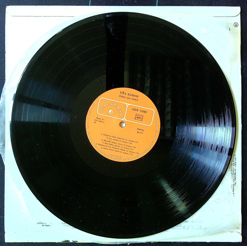 Disque vinyle – Uña Ramos – Vinyle – Flûtes des Andes