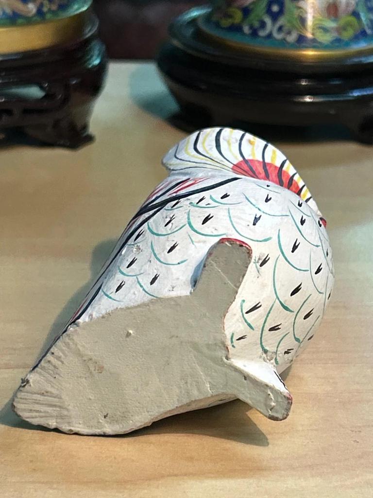 Statuette peinte Chouette / Hibou