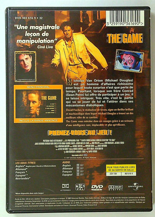 Dvd The Game - Michael Douglas, Sean Penn