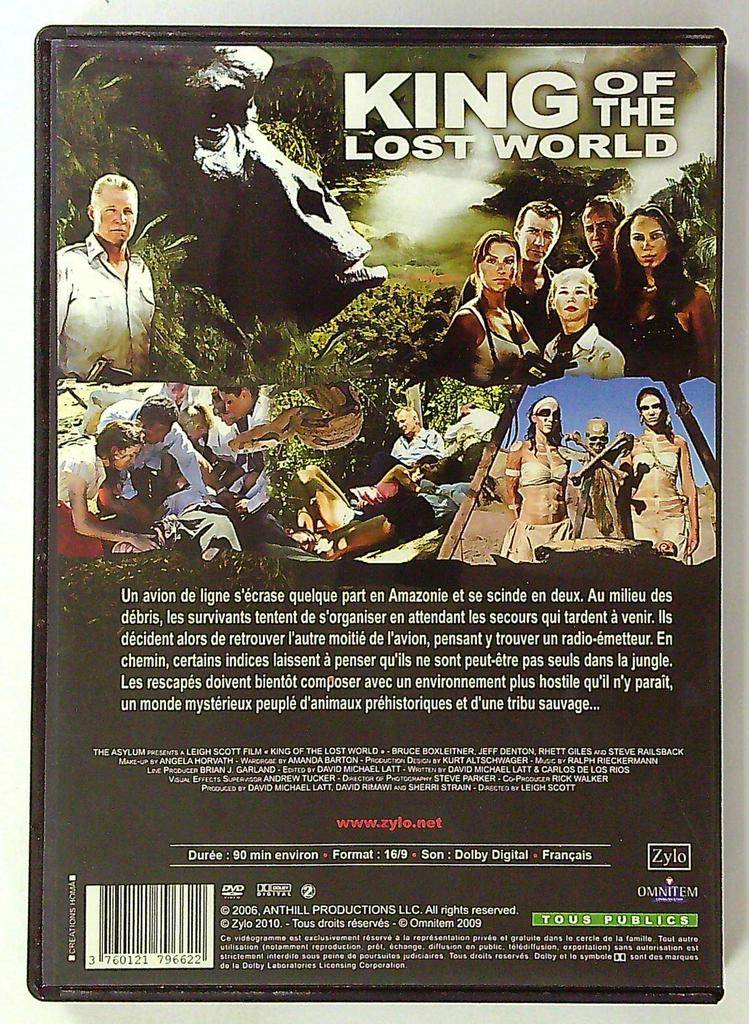 Dvd King of the Lost World Zylo