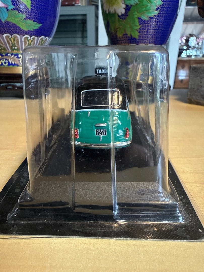 Voiture – Fiat 600 – Miniature – Taxi Milano 1958 vert