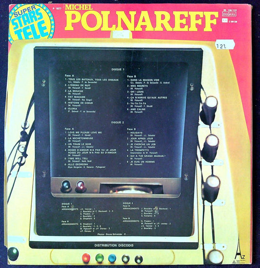 Vinyle Michel Polnareff Double Album Super Stars Télé