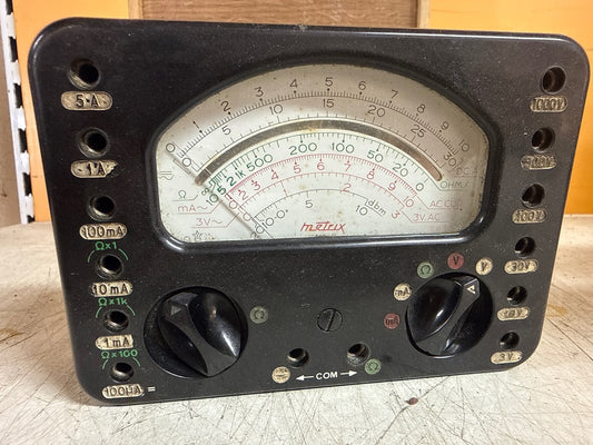 Multimètre – Metrix – Électronique – vintage avec boîte bois