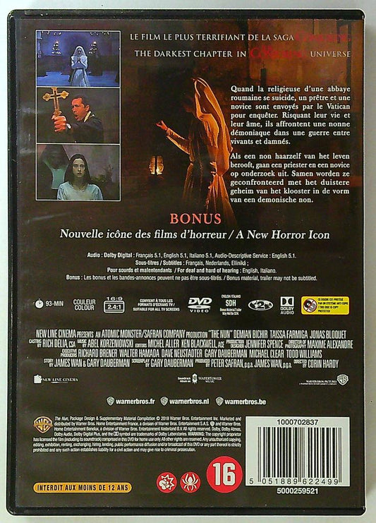 Dvd La Nonne The Nun film horreur