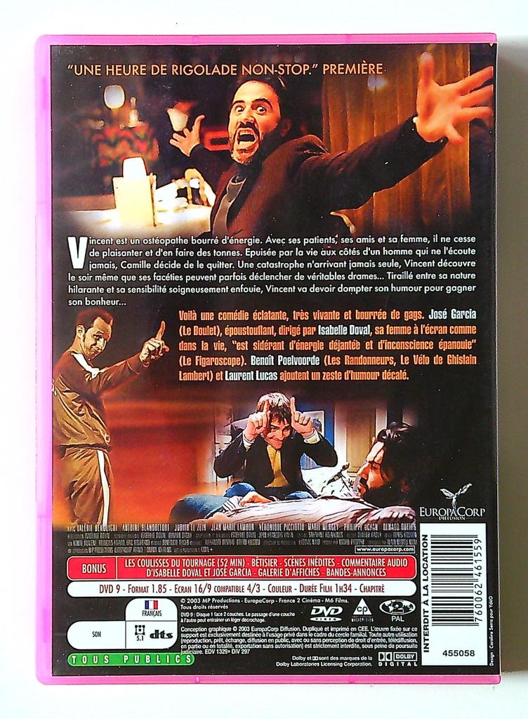 Dvd Rire et Châtiment comédie José Garcia