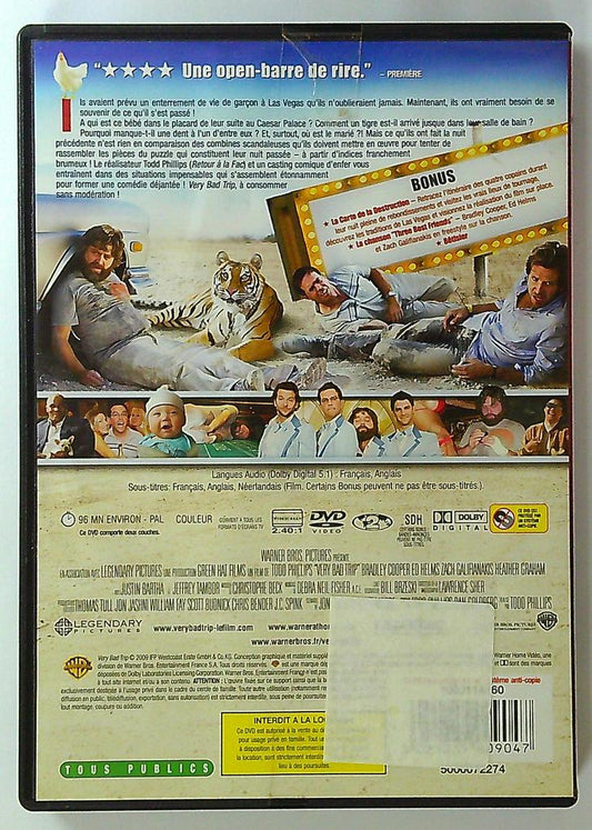 Dvd Very Bad Trip Warner Bros comédie