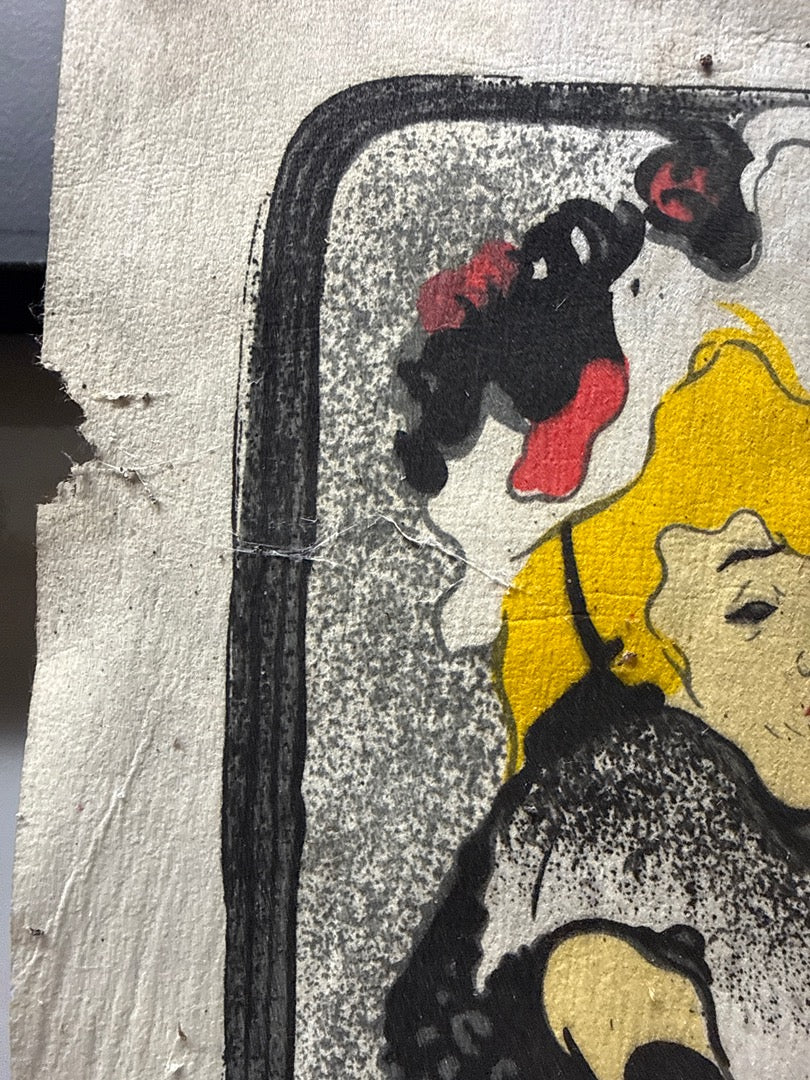 Poster en tissu Jane Avril – Toulouse Lautrec