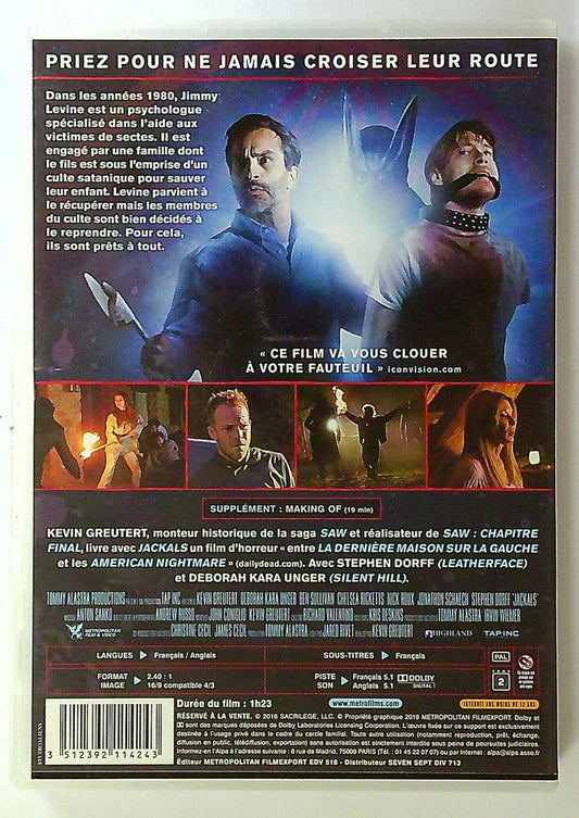 Dvd Jackals Film Horreur Metropolitan Filmexport