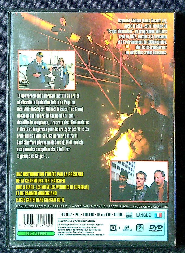 Dvd – Momentum – Vidéo – Film d'action