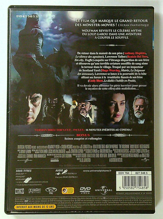 dvd Wolfman Director's Cut Version Longue Inédite