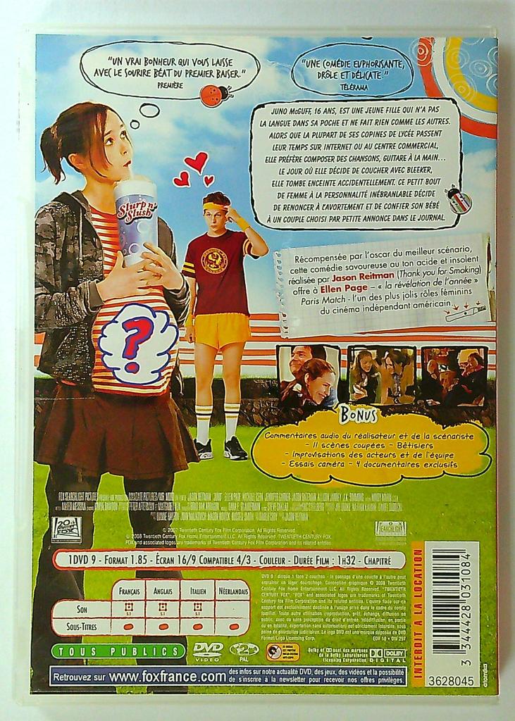 Dvd Juno - Film de Jason Reitman