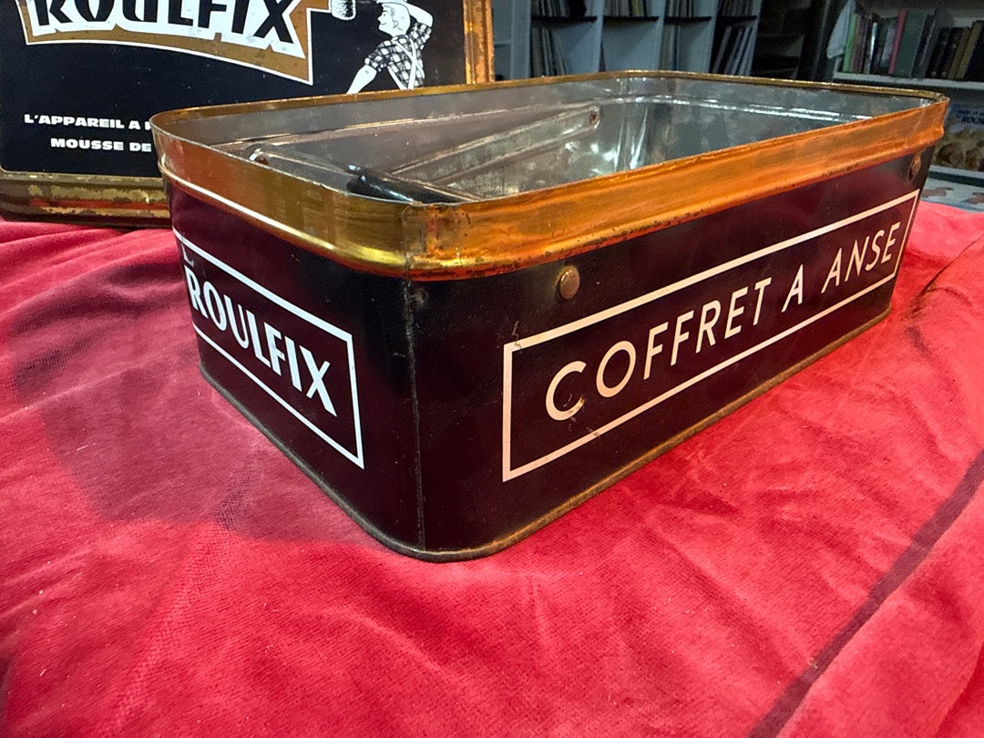 Coffret à anse – Roulfix – Collection – Métal vintage