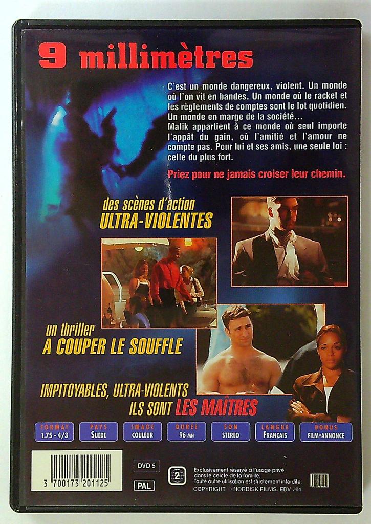 Dvd 9mm Peter Lindmark Action