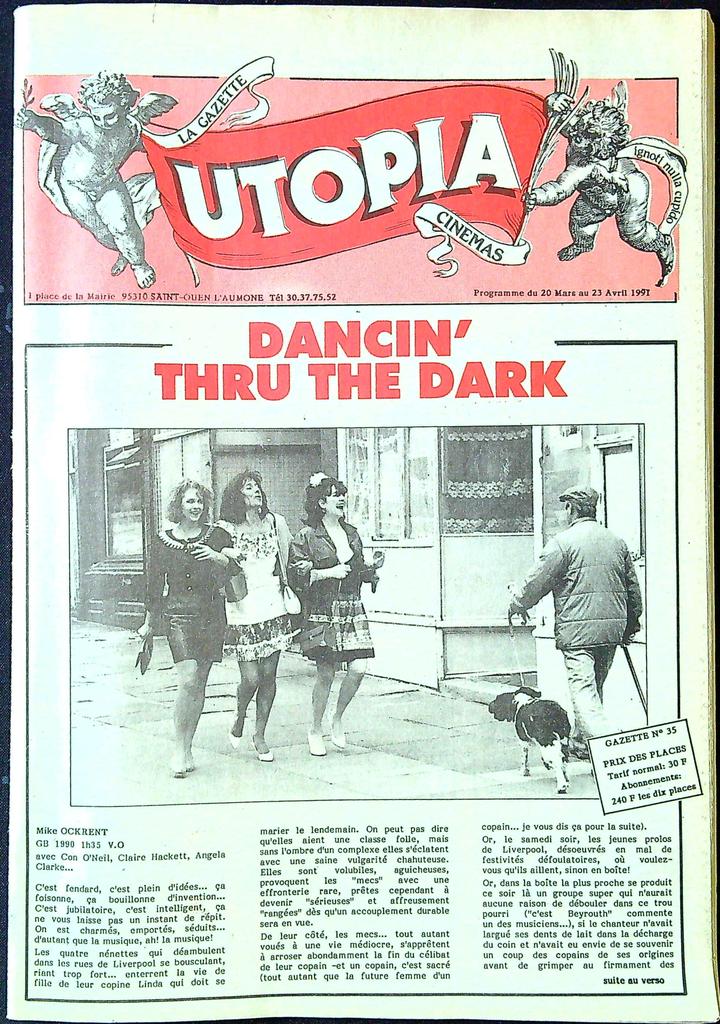 Gazette de cinéma – Utopia Bashu – Memorabilia – Vintage 1991