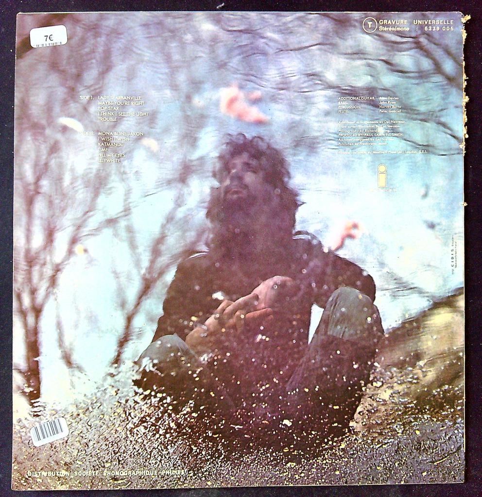 Vinyle 33t Cat Stevens - Mona Bone Jakon