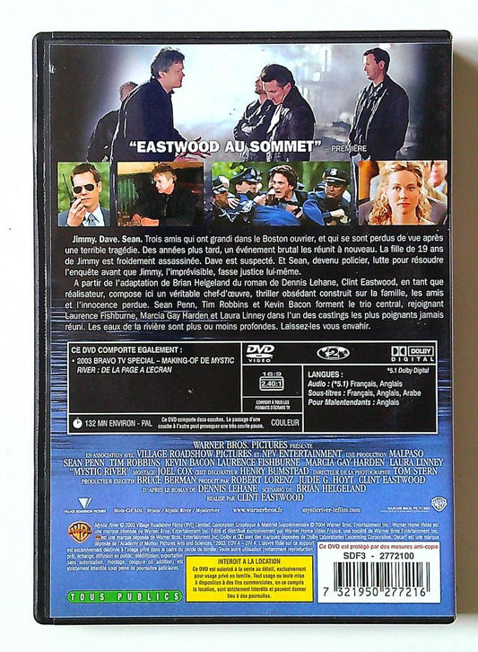 Dvd Mystic River - Clint Eastwood - Sean Penn - Warner Bros