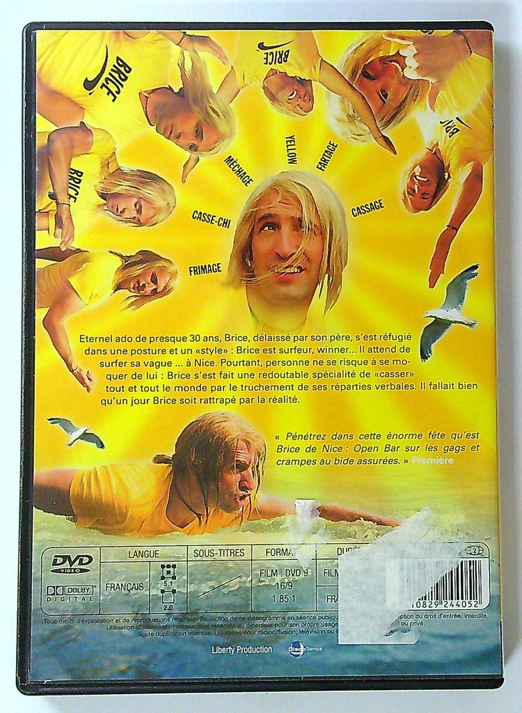 dvd Brice de Nice Jean Dujardin