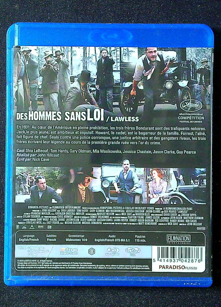 Blu-ray – Des Hommes Sans Loi / Lawless – Drame – Tom Hardy