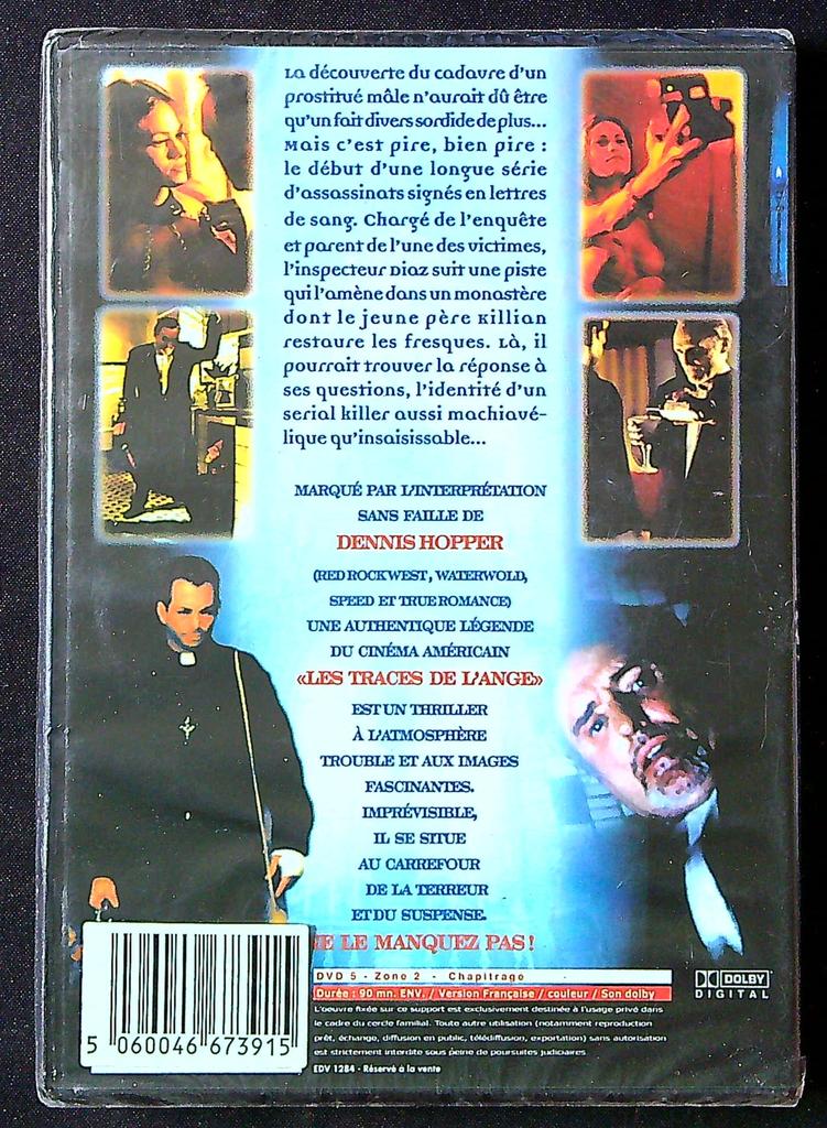 Dvd – Les Traces de l'ange – Cinéma – Thriller Dennis Hopper
