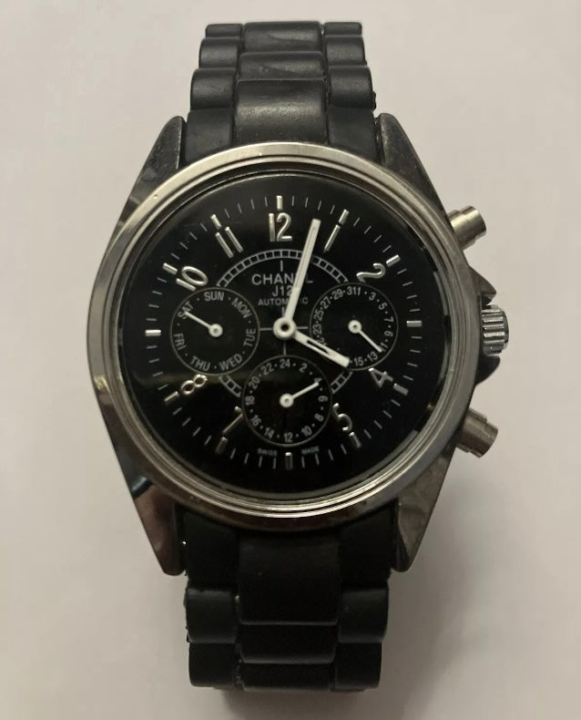 Montre Plaqué Or G20m Chanel J12 Automatic Xn 50713 1986