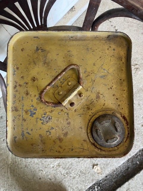 Jerrycan / Jerrican Bidon Essence Anglais Carre Ww2, 440 Psc W.d