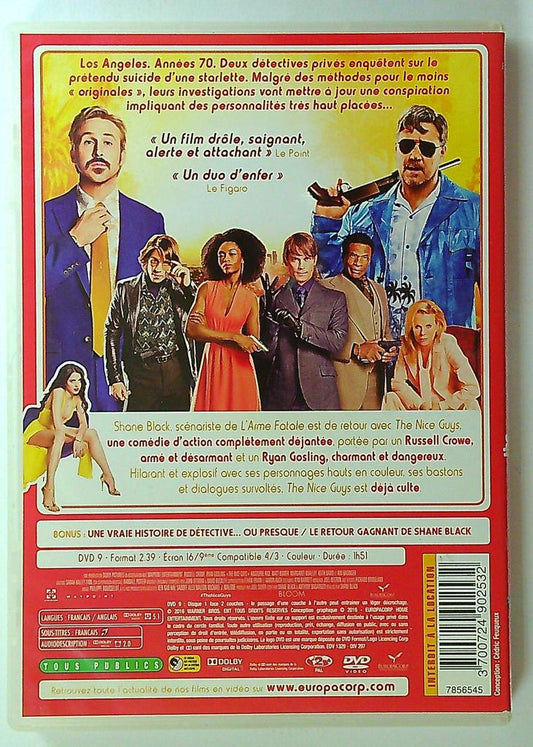 Dvd The Nice Guys russell Crowe Ryan Gosling Action