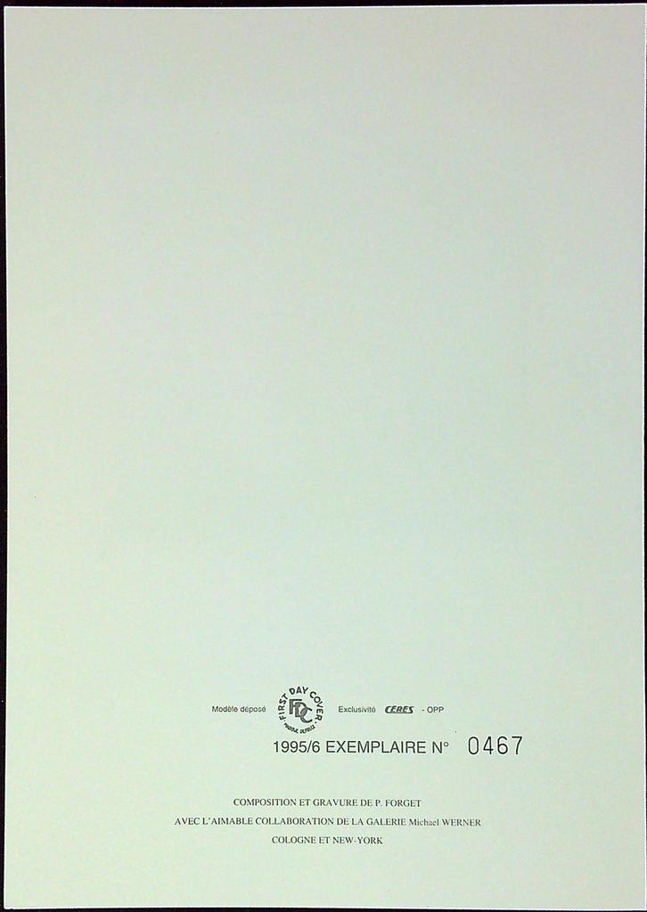 Per Kirkeby Art Contemporain Enveloppe Dépliant Timbre 1er jour Encart Fdc Yvert et Tellier