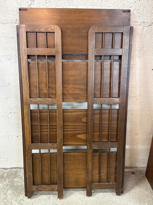 Étagère pliante vintage bois marron – 4 niveaux